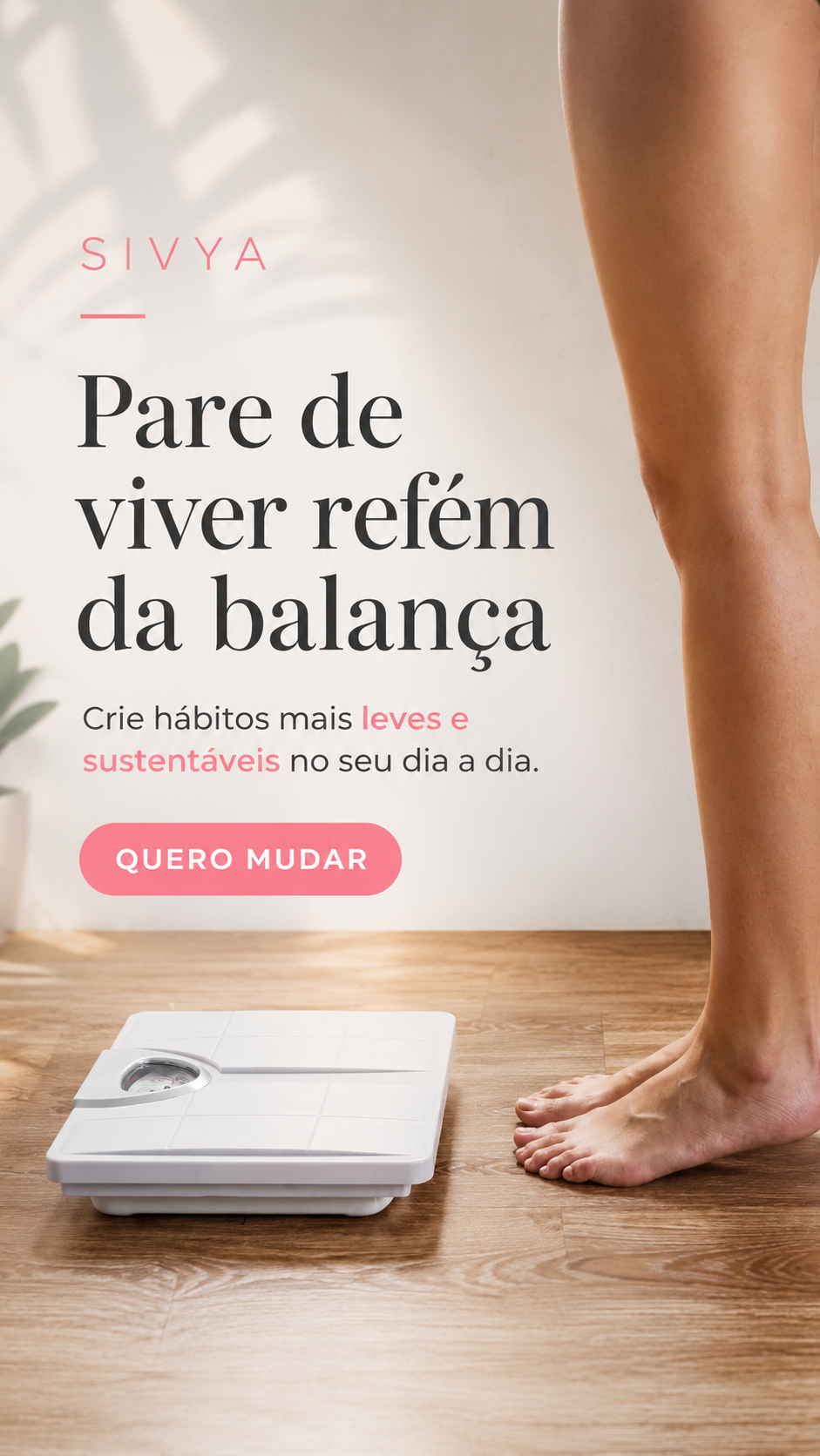 Pare de viver refém da balança